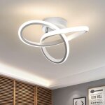 Comely ? plafonnier led 22w 2500lm ? lumi�re naturelle 4500k ? design moderne 25cm pour chambre, salon, ...