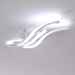 Comely - plafonnier led moderne 24w 2700lm - luminaire cr�atif pour chambre, salon, salle de bains, couloir, ...