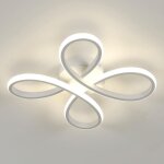 Comely - plafonnier led moderne, 30w 3400lm lampe de plafond, luminaire plafonnier led pour chambre salon, ...