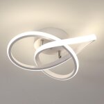 Comely - plafonnier led moderne, lampe de plafond 30w 3375lm en forme de fleur crative, plafonnier luminaire ...
