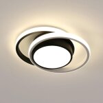 Comely - plafonnier led, rond lampe de plafond 32w 3600lm, moderne luminaire plafonnier pour couloir ...