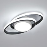 Comely plafonnier led, rond lampe de plafond 39w, moderne luminaire plafonnier pour couloir coucher salle ...