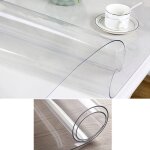 Comercial candela - nappe transparente epaisseur 30 microns 140x220cm 100% pvc caoutchouc