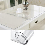 Comercial candela - nappe transparente epaisseur 60 microns 140x180cm 100% pvc caoutchouc