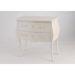 Amadeus - commode 2 tiroirs en bois blanc - charmy blanc Amadeus - commode 2 tiroirs en bois blanc - charmy blanc