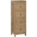 Commode 30x30x90 cm bois massif de teck vidaxl