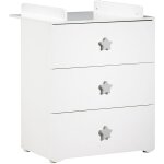Les tendances - commode  langer 3 tiroirs