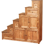 Biscottini - commode escalier avec tiroirs rustique style en bois massif de tilleul finition blanche ... Biscottini - commode escalier avec tiroirs rustique style en bois massif de tilleul finition blanche ...