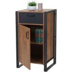 Commode hwc - a27, 90x50x43cm, aspect ch�ne