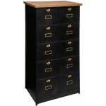 Atmosphera - commode ivan 10 tiroirs à clapet Atmosphera - commode ivan 10 tiroirs à clapet