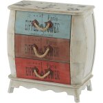 Mendler - commode leiria armoire table d'appoint, vintage, shabby chic, 74x70x36cm Mendler - commode leiria armoire table d'appoint, vintage, shabby chic, 74x70x36cm