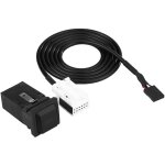 Commutateur et cble audio usb aux de voiture pour rcd510 rcd310 golf / gti / r mk5 mk6 jetta 5kd035724 ...