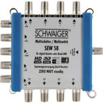 Schwaiger - commutateur multiple sat sew58 531 entr�es (commutateur multiple)=5 (4 sat / 1 terrestre) ...