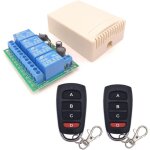 Commutateur de t�l�commande sans fil dc 12v 24v 4ch, r�cepteur de relais radiofr�quence dc 6 - 30v 10a ...