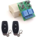 Commutateur de t�l�commande s�curis� dc 12v 24v 30v sans fil 433mhz rf 10a r�cepteur de relais avec 2 ...