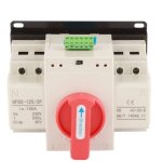 Commutateur de transfert automatique double alimentation ac230v 100a 2p ats mini commutateur de commutation ...