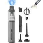 Compact vacuum & blower with enhanced dual power, aspirateur voiture puissant, 16000pa aspirateur � main ...
