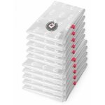 Compactor - botes de stockage - ensemble de botes de rangement sous vide, taille m et l, transparent ...