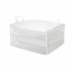 Compactor - botes de stockage - bote de rangement pour textiles 50x70x30 cm, blanc ran2979