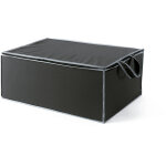Compactor - bo�tes de stockage - bo�te de rangement pour textiles 55x45x25 cm, noir ran6273