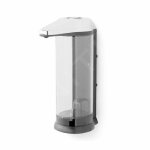 Compactor - clever - distributeur de savon liquide sans contact, 510 ml, plastique noir / chrome ran6026 ...