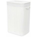 Compactor - free - panier � linge 40x30x60 cm, bambou / blanc ran9108