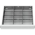 Stier - compartimentage de tiroir sparations en mtal, blh 150 / 175 mm, dimensions intrieures 500x450 ...
