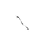 Compas d'abattant - mat�riau : acier - type de palier : pied � visser - longueur : 200 mm - d�cor : nickel� ...