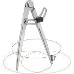 Compas menuisier 20 cm compas menuisier professionnel en acier au carbone compas grand diam�tre pour ...