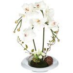 Composition d orchidées artificielles vase céramique h46cm atmosphera créateur d'intérieur Composition d orchidées artificielles vase céramique h46cm atmosphera créateur d'intérieur