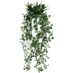 Composition des plantes arificielles pot cimenth33cm atmosphera cr�ateur d'int�rieur