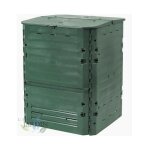 Graf - composteur de jardin 600 litres 80x80x104 cm, composteur avec couvercle et trappe de vidange - ...