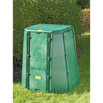 Juwel - composteur thermique aeroquick 690, forme conique, dimensions 94x94x109 cm