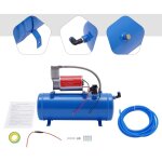 Compresseur d'air, 12 v 6l compresseur d'air compact, 150 psi, moteur � noyau de cuivre, compresseur ...