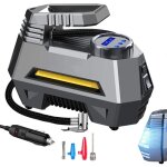 Compresseur d'air de pompe de gonflage de pneu avec manomètre numérique à écran lcd, compresseur d'air ... Compresseur d'air de pompe de gonflage de pneu avec manomètre numérique à écran lcd, compresseur d'air ...