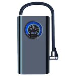 Compresseur d'air portable, batterie 1800 mah 5c x 2 mini pompe � air �lectrique, pompe � v�lo �lectrique ...