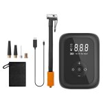 Compresseur  air portatif gonfleur pneus voiture pompe a velo mini gonfleur electrique 150psi avec affichage ...