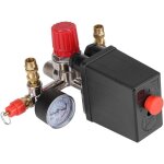Compresseur d'air pressostat vanne de contr�le 90 - 120 psi avec r�gulateurs jauges doubles, max tension ...