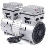 Compresseur d'air sans huile, 1400 tr / min, g�n�rateur de compresseur, silencieux, 8 bar