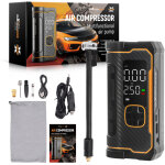 Compresseur pour gonfler les pneus pour voiture v�lo moto ballon gonfleur 2000mah