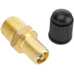 Compresseur de lumi�re en laiton, filetage npt, 1 / 4  valve d'air comprim� en laiton, adaptateur de ...