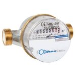 Compteur d'eau r�sidentiel eco qn 1, 5 - 1 / 2 x 80 mm - eau froide, �talonnage 2024