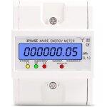 Compteur d'�nergie triphas� � 4 fils 220 / 380v 5 - 80a consommation d'�nergie compteur kwh installation ...