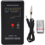 Compteur pr�cis de r�sistance de antistatique ? testeur d'�lectricit� statique avec auto - �talonnage ...
