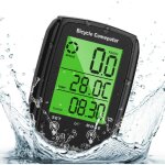 Compteur de v�lo, 19 fonctions ip65 �tanche ordinateur de v�lo, avec �cran r�tro�clair� led, contr�le ...