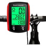 Compteur de vlo, ip54 tanche ordinateur de vlo odomtre 19 fonctions avec cran rtroclair led contrle ...