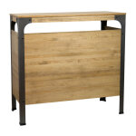 S. d. s - comptoir commerce ou bar bristol. industriel vintage 110x39x108 cm.