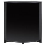 Comptoir de bar noir snack 96cm