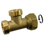 Comptoir de picardie - sans marque t double m / f  visser laiton f12 x 17 pour cuivre