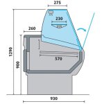 Comptoir rfrigr - thermostat electronique froid ventil - afi collin lucy